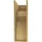 Ekena Millwork 11"W x 22"D x 33"H Classic Monterey Rough Cedar Woodgrain TimberThane Corbel, Primed Tan CORUR11X22X33MONRCPR - alternate 4